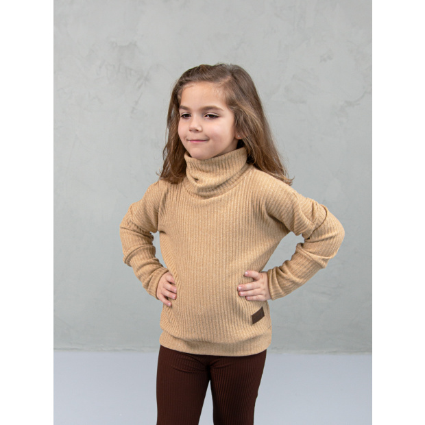  IceDress Drexiss dětský svetr LOTA BEIGE LINE