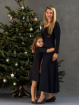  IceDress Drexiss šaty LORA LONG SPRING BLACK
