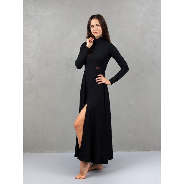  IceDress Drexiss šaty AURI LONG SPRING BLACK