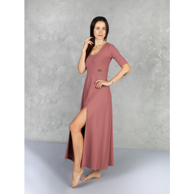  IceDress Drexiss šaty LORA LONG OLD PINK