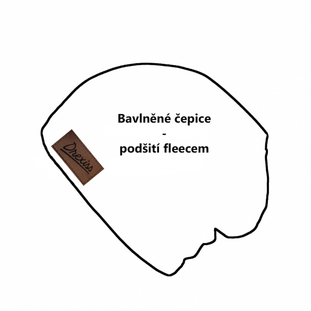  IceDress  Drexiss bavlněné čepice - podšití fleecem