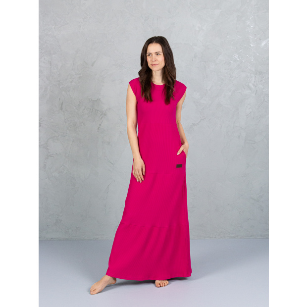  IceDress Drexiss šaty SOFIE SILK MAXI REALLY PINK