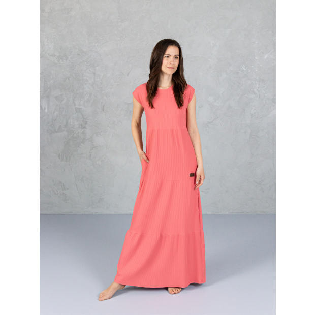  IceDress Drexiss šaty SOFIE SILK MAXI KORAL
