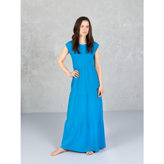  IceDress Drexiss šaty SOFIE SILK MAXI AZUR