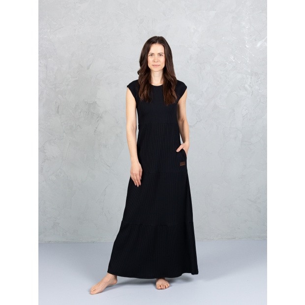 IceDress Drexiss šaty SOFIE SILK MAXI BLACK