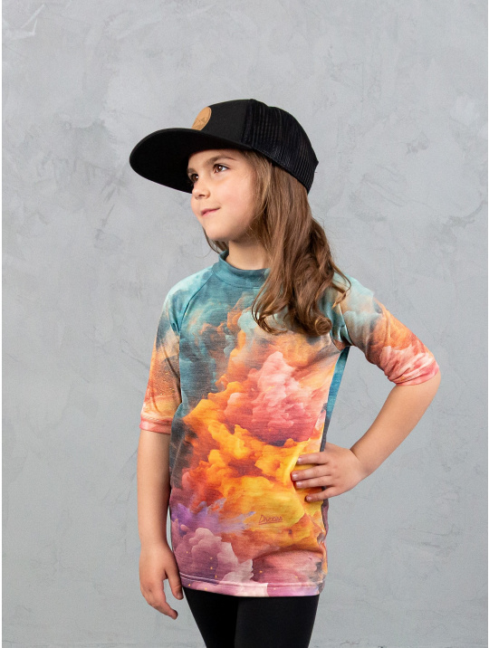 IceDress Drexiss ALL EXPLOSION PASTEL MERINO ACTIVE krátký rukáv