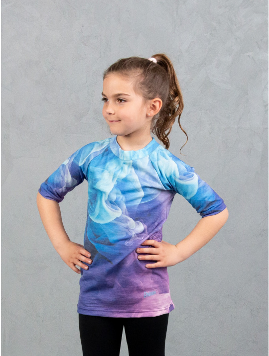 IceDress Drexiss ALL MIST VIOLET MERINO ACTIVE krátký rukáv