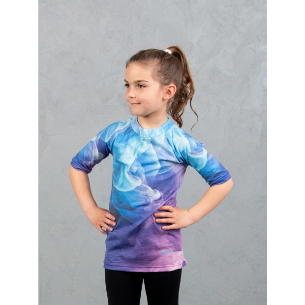  IceDress Drexiss ALL MIST VIOLET MERINO ACTIVE krátký rukáv