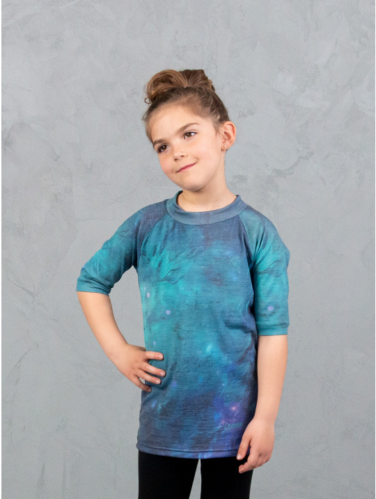 IceDress Drexiss ALL MYSTIC OCEAN MERINO ACTIVE krátký rukáv