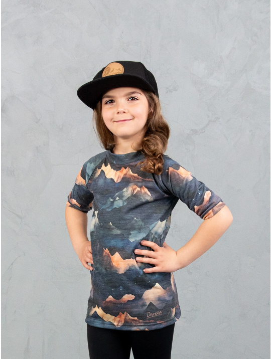 IceDress Drexiss ALL ALPINE PEAKS MERINO ACTIVE krátký rukáv