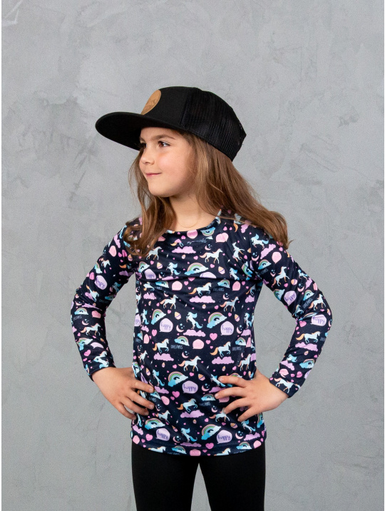 IceDress Drexiss ALL MOON UNICORNS COOLMAX dlouhý rukáv