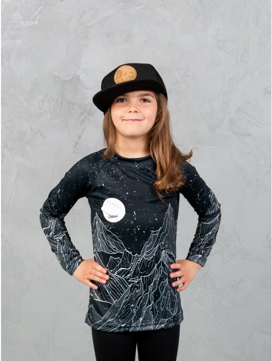 IceDress Drexiss ALL DIAMOND BEACH BLACK COOLMAX dlouhý rukáv