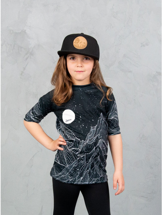 IceDress Drexiss ALL DIAMOND BEACH BLACK COOLMAX krátký rukáv