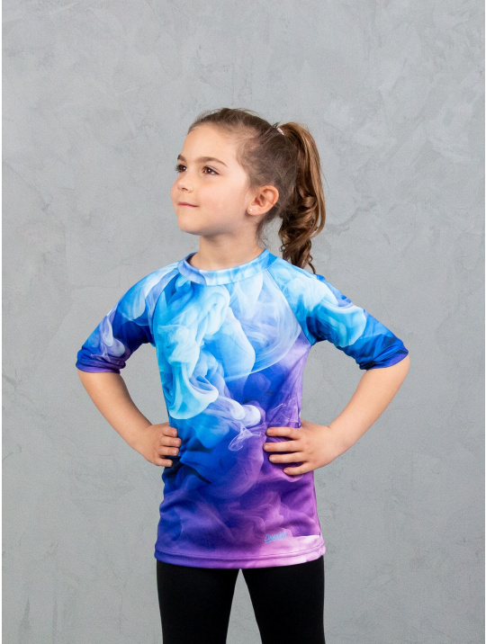 IceDress Drexiss ALL MIST VIOLET COOLMAX krátký rukáv
