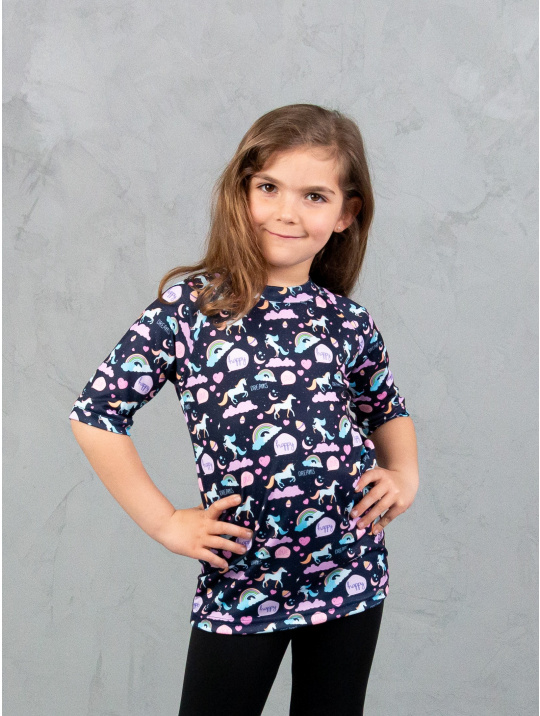 IceDress Drexiss ALL MOON UNICORNS COOLMAX krátký rukáv