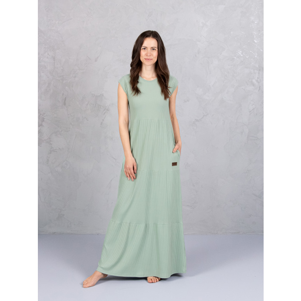  IceDress Drexiss šaty SOFIE SILK MAXI OLD MINT