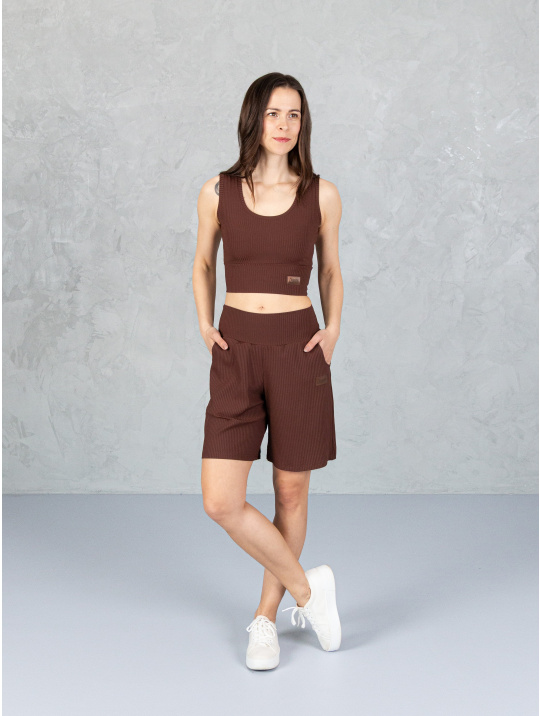 IceDress Drexiss kraťasy SOUL SHORT COFFEE