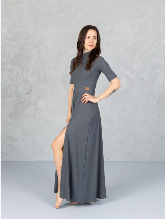 IceDress Drexiss šaty AURI LONG ANTRACIT