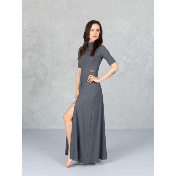  IceDress Drexiss šaty AURI LONG ANTRACIT