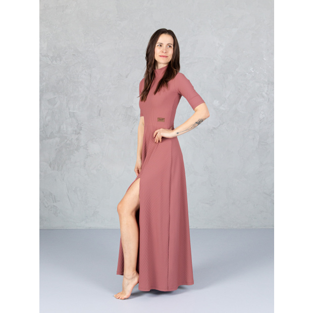  IceDress Drexiss šaty AURI LONG OLD PINK