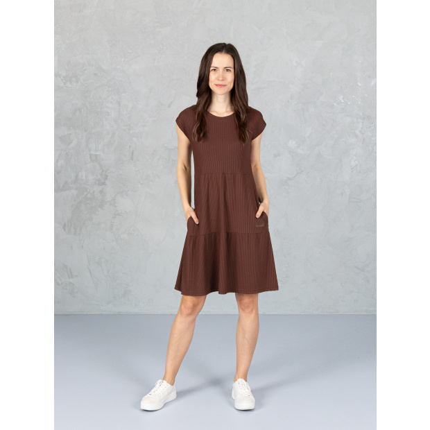  IceDress Drexiss šaty SOFIE SILK COFFEE