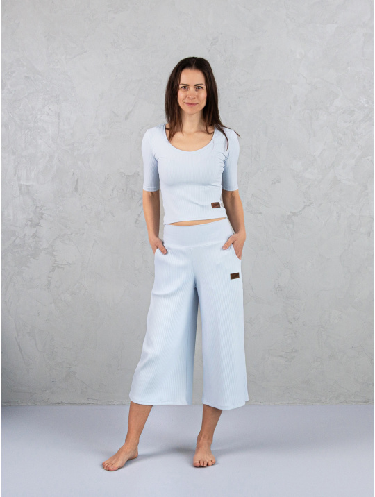 IceDress Drexiss kalhoty SOUL MIDI LIGHT BLUE