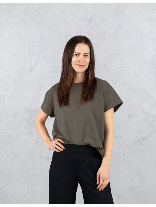 IceDress Drexiss tričko FLOW DARK KHAKI
