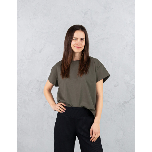  IceDress Drexiss tričko FLOW DARK KHAKI