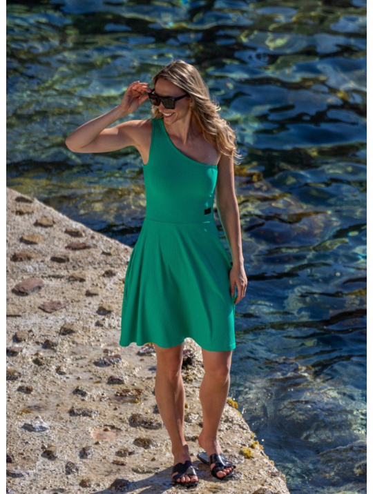 IceDress Drexiss šaty MANTA SHORT GREEN