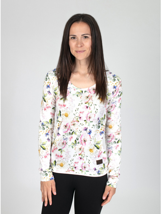 IceDress Drexiss triko LONG - FLOWERS