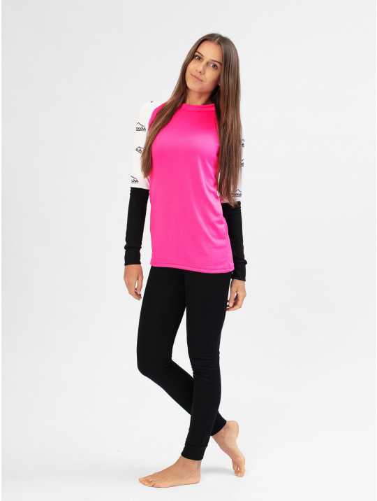 IceDress Drexiss funkční termoprádlo TRIKO PINK dámské, dlouhý rukáv