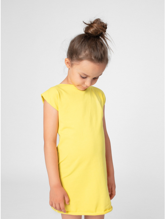 IceDress Drexiss ANGELIKA Yellow letní šaty dětské