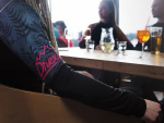  IceDress Drexiss dámské funkční CoolMax tričko FLOWERS ALL - GREY dlouhý rukáv