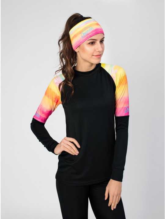IceDress Drexiss funkční triko CoolMax RAINBOW dlouhý rukáv