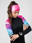  IceDress Drexiss dámské funkční CoolMax tričko SHAPES - PINK dlouhý rukáv
