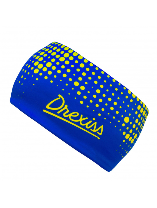 IceDress Drexiss funkční čelenka DOTS - BLUE YELLOW