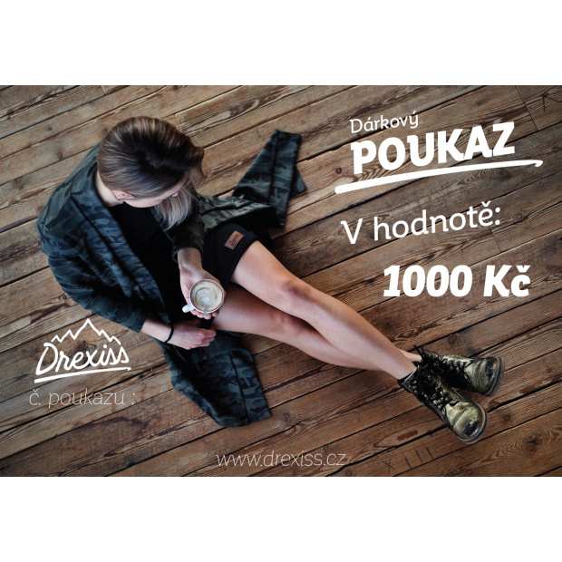  IceDress Dárkový poukaz CHILL - 1000,-Kč