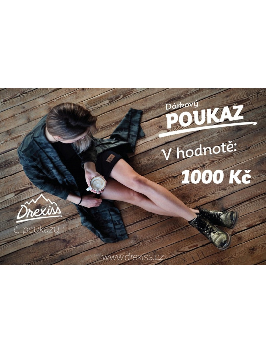 IceDress Dárkový poukaz CHILL - 1000,-Kč