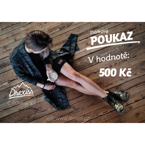  IceDress Dárkový poukaz CHILL - 500 Kč