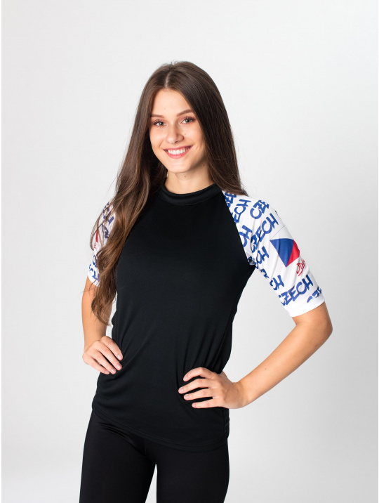 IceDress Drexiss dámské funkční CoolMax tričko CZECH krátký rukáv